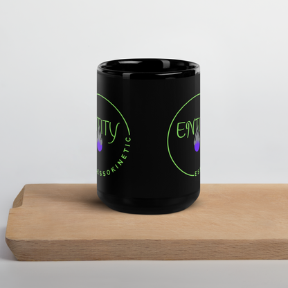 ESSOKINETIC ENTITY Black Glossy Mug