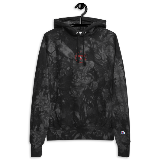 ESSOKINETIC ENTITY Unisex Champion tie-dye hoodie